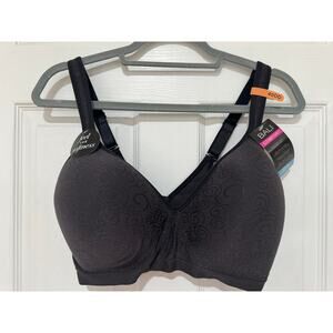 Bali Cool Comfort Wireless Women's Bra 40DD Black NWT
